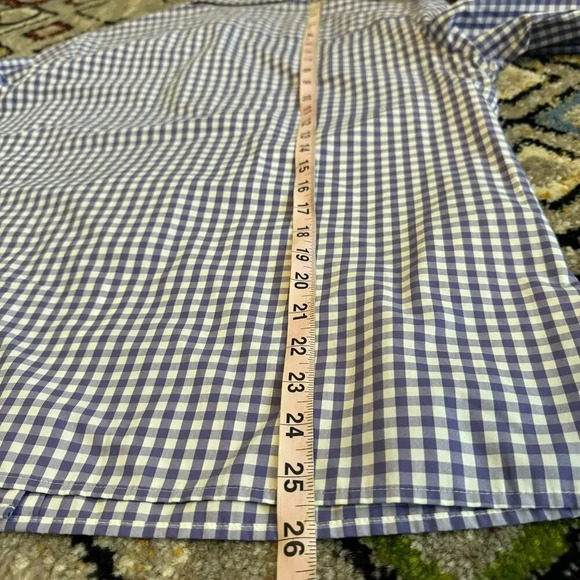 Foxcroft Women's Button-Up Shirt Size 12P Purple Wrinkle Free Classic Fit Casual - Picture 7 of 8